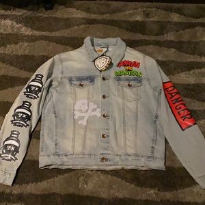 Marvin the Martian Jean jacket looney tunes